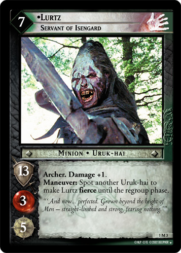 Lurtz, Servant of Isengard (M)